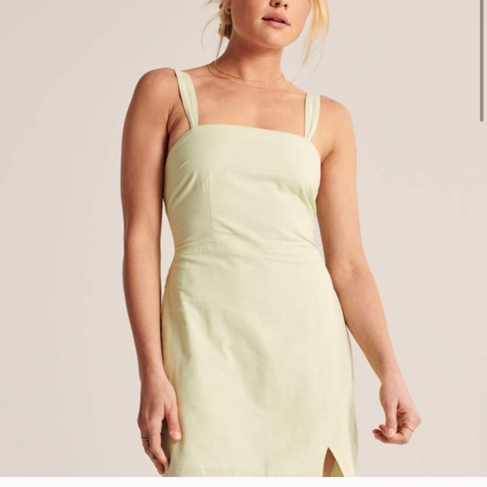 BROWN Abercrombie and Finch Wide Strap Mini Dress - Picture 2 of 14